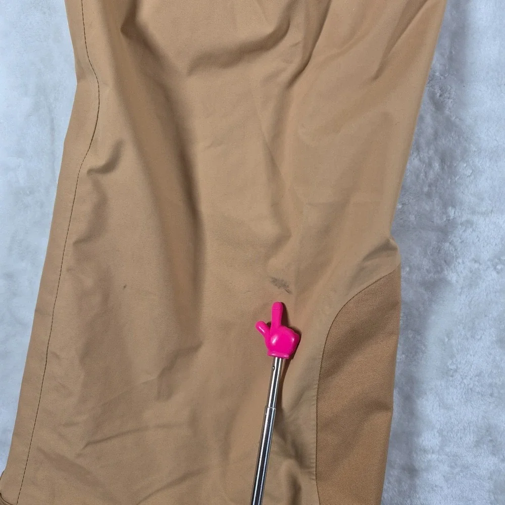 The North Face Freedom Snow Pants Men's Large Beige Ski Snowboard DryVent Winter